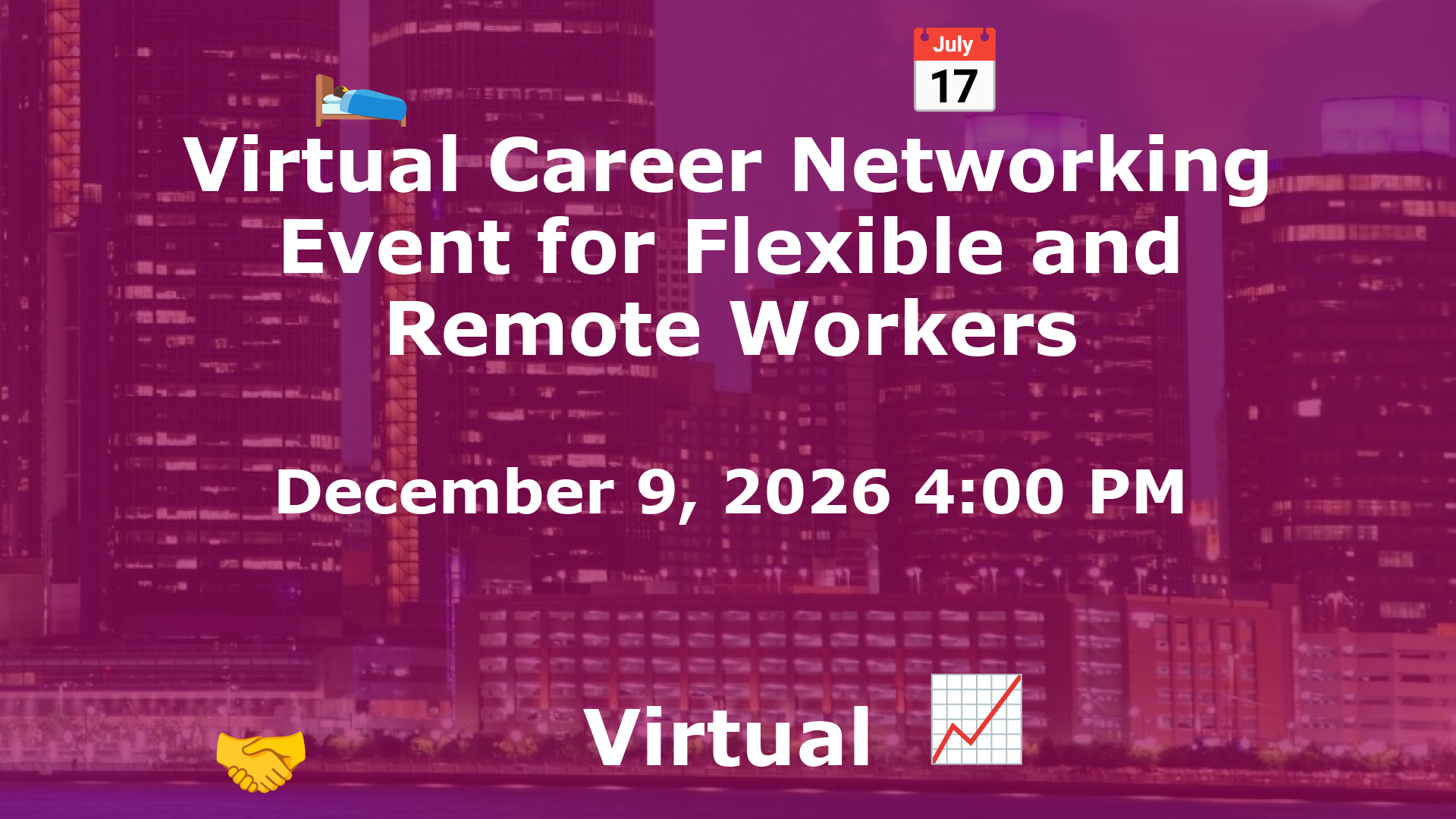 Virtual Career Networking Event for Flexible and Remote Workers event image